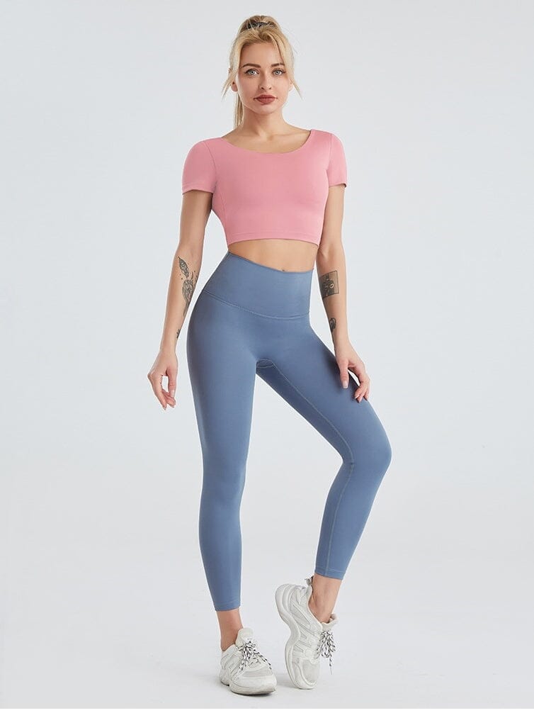 Ensemble Sport Legging T-shirt Manches Courtes Ensemble Sport Ultime Legging 