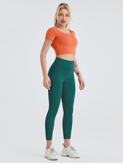 Ensemble Sport Legging T-shirt Manches Courtes Ensemble Sport Ultime Legging 