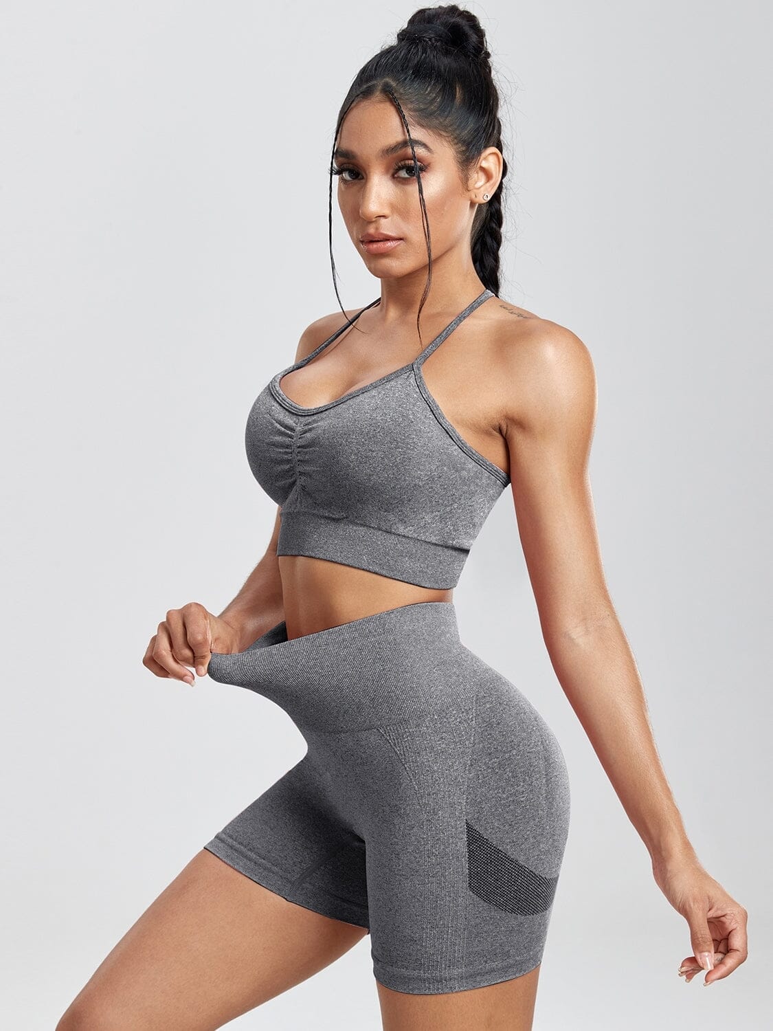 Ensemble Sport Push Up, Short et Brassière – Ultime-Legging