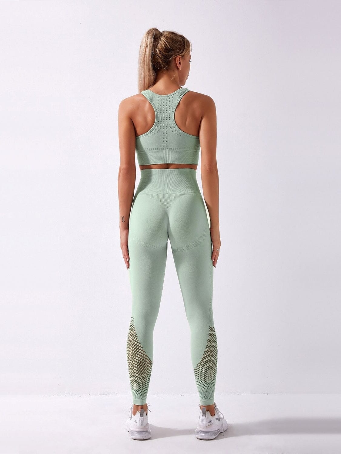 Ensemble Sport Maille Sans Couture Ensemble Sport Ultime Legging : Legging Femme | Vêtements de Sport 