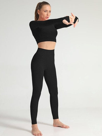 Ensemble Sport Sans Couture Ensemble Sport Ultime Legging : Legging Femme | Vêtements de Sport 