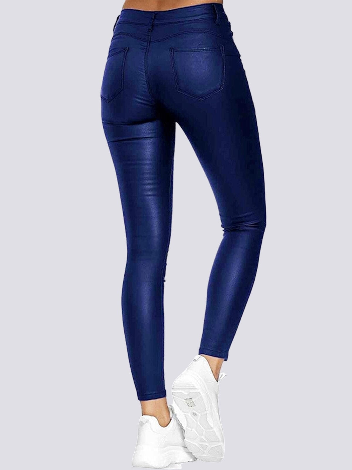 Faux leather jeggings on sale