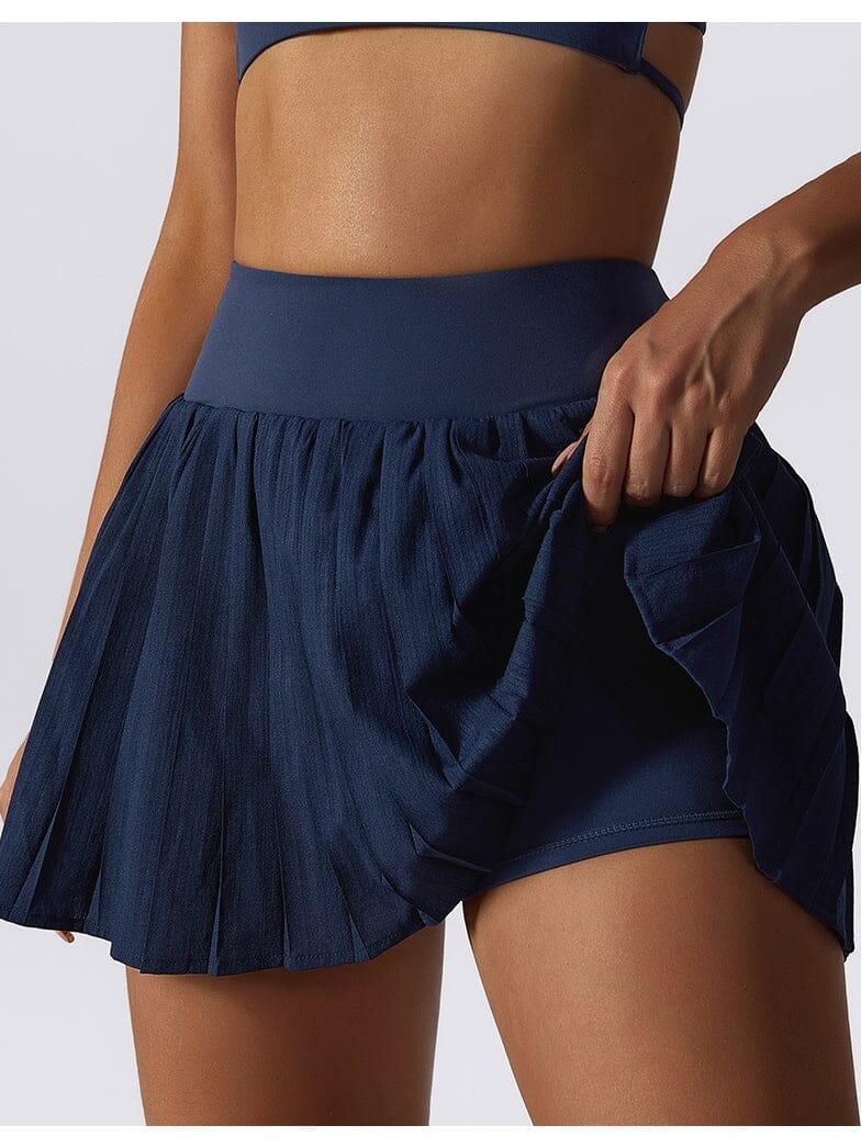 Jupe Sport Avec Short Shorts Ultime Legging S Bleu marine 