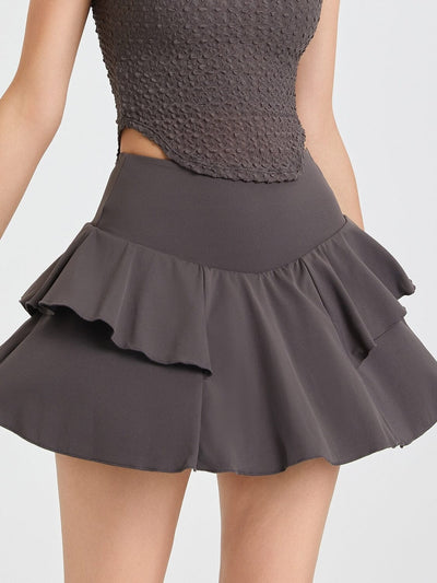 Jupe Tennis Poche Balle Shorts Ultime Legging S Marron 