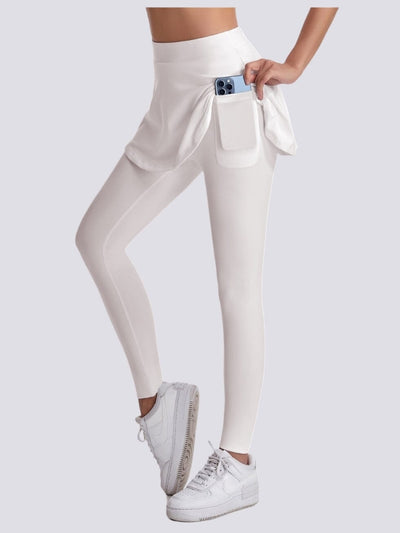 Legging avec Jupe Intégrée (Poche) Leggings Ultime-Legging S Blanc 