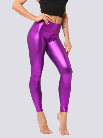 Legging Brillant Leggings Ultime Legging S Violet 