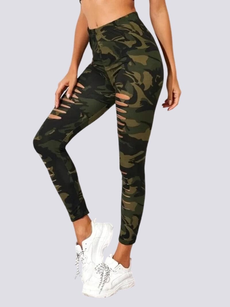 Legging taille élastiquée vert émeraude femme | La Halle Legging taille élastiquée vert émeraude femme | La Halle