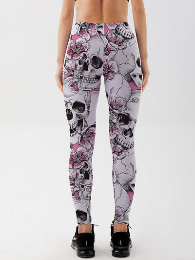 Legging Crânes et Fleurs Leggings Ultime Legging 