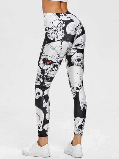 Legging Crânes Yeux Rouge Leggings Ultime Legging 
