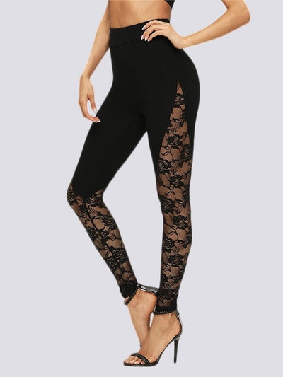 Legging Dentelle Noir Leggings Ultime Legging S 