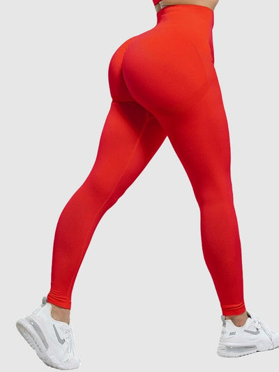 Legging Effet Push Up Sport Leggings Ultime Legging S Rouge 