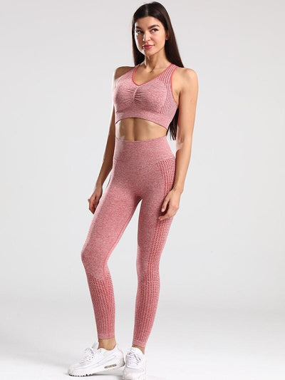 Legging et Soutien-Gorge Sport, Ensemble Ensemble Sport Ultime Legging S Rose 