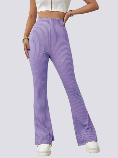 Legging Évasé Rayures Leggings Ultime Legging S Violet 