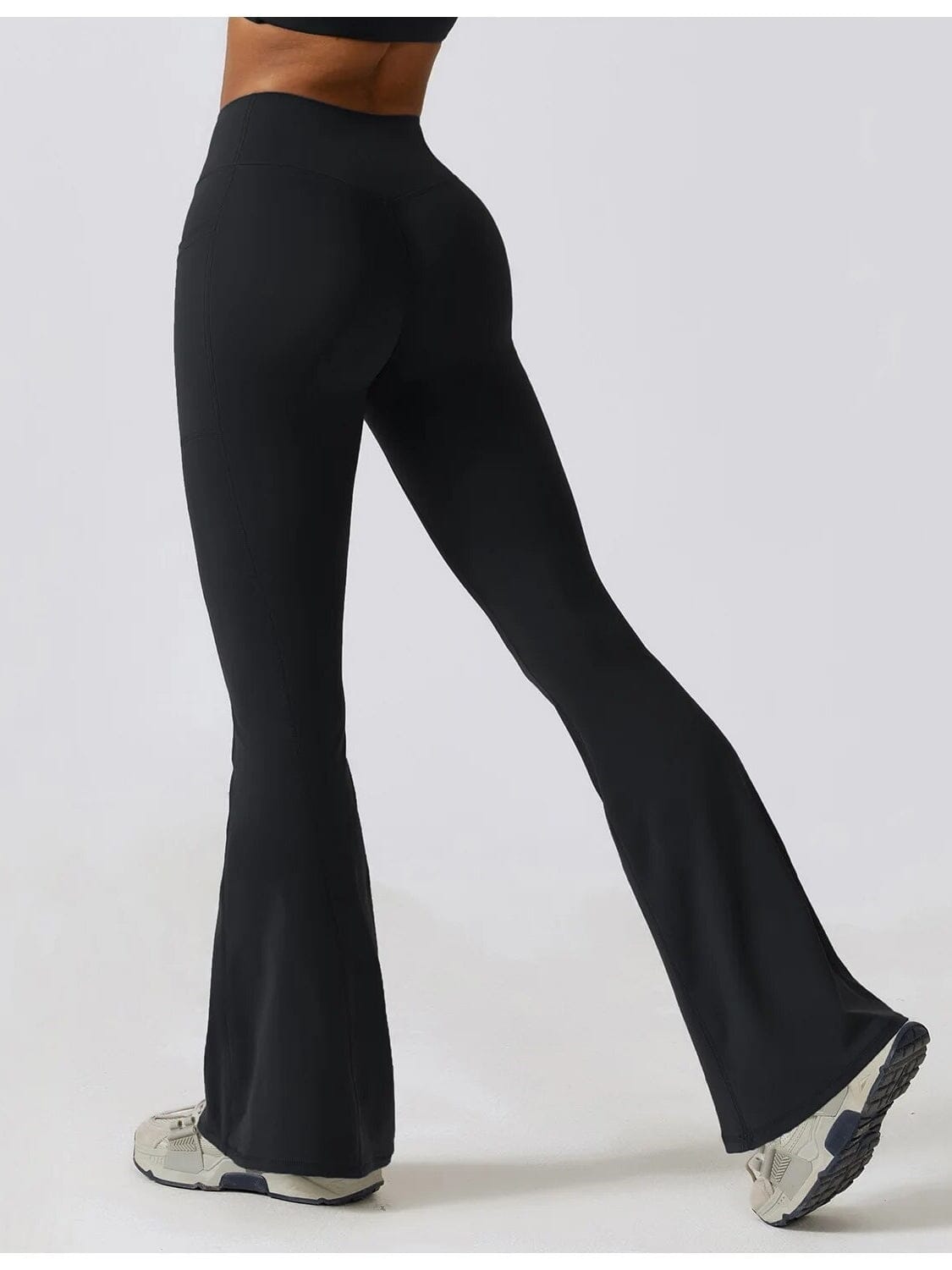 Legging Évasé Taille Croisée Sans Couture (Poche) Leggings Ultime Legging 