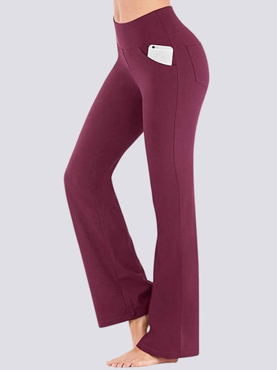 Legging évasé Taille Haute Leggings Ultime Legging S Bordeaux 