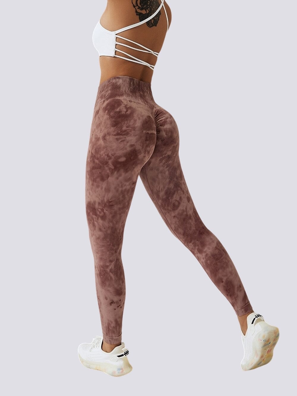 Legging Fitness Amincissant Sport (Push Up) Leggings Ultime Legging S Marron 