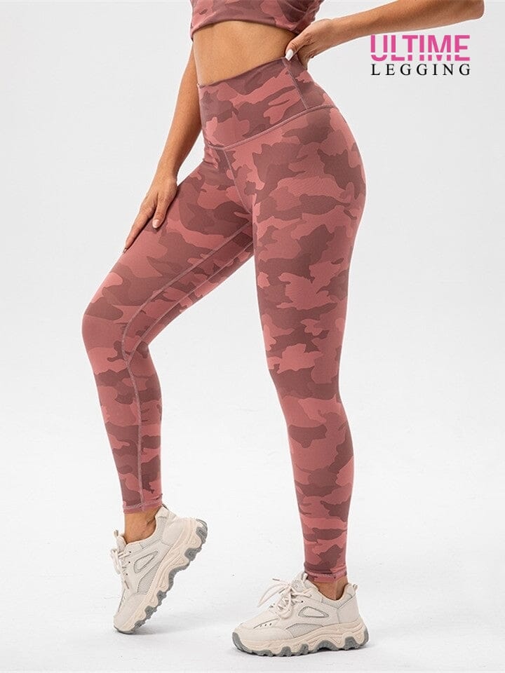 Legging Fitness Camouflage - Ultime-Legging Leggings Ultime Legging S Rose 