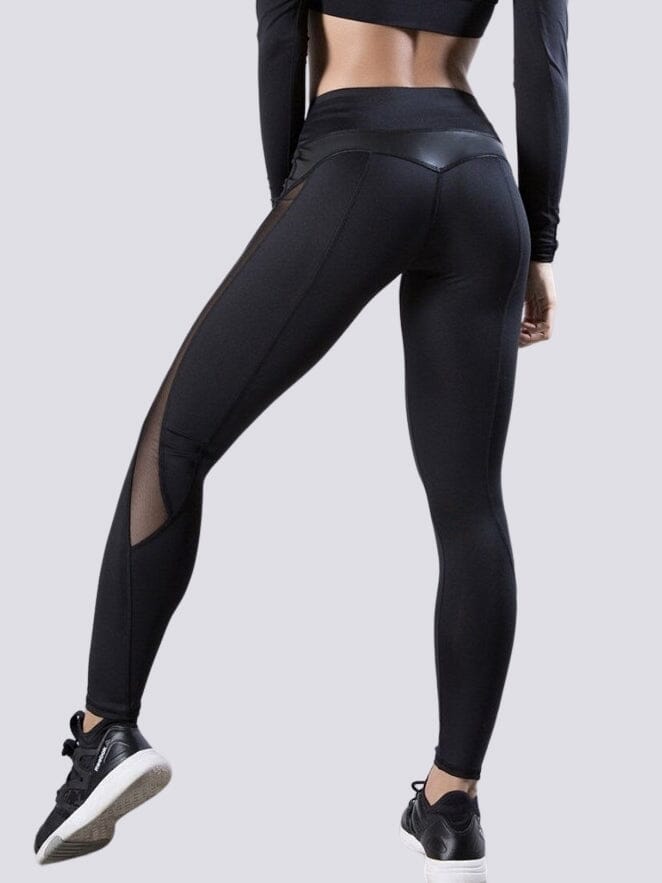 Legging Fitness Transparent Taille Haute Leggings Ultime-Legging S 