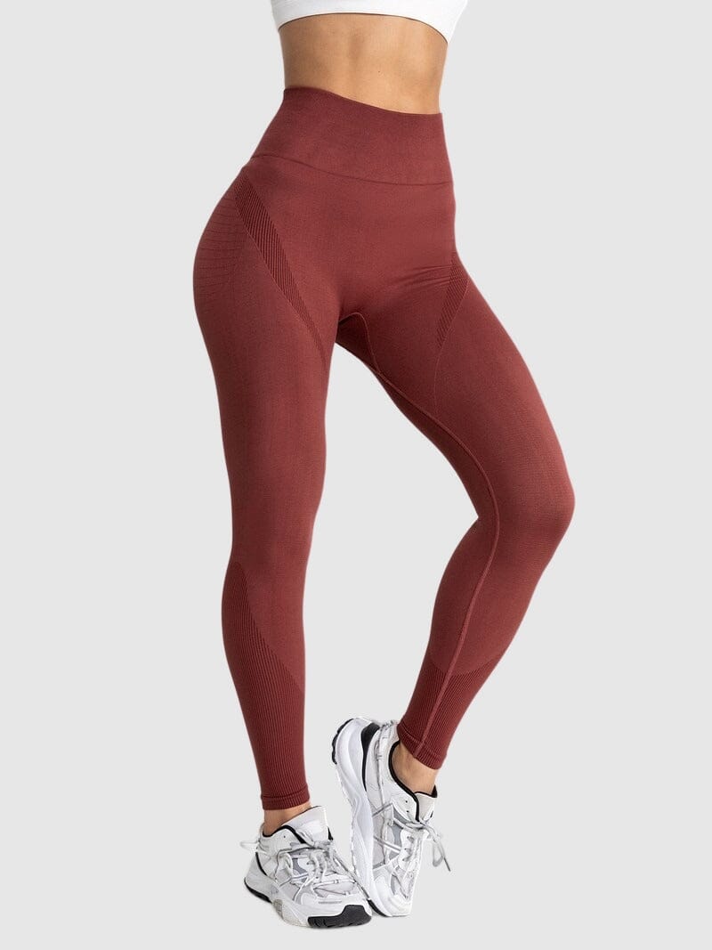 Legging Gym Fitness - FoxyFit Leggings Ultime Legging S Bordeaux 