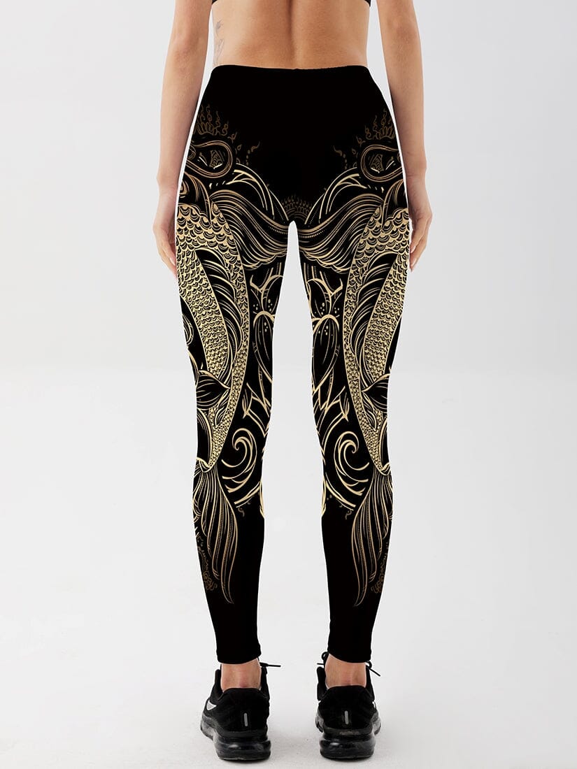 Legging Hibou Doré Imprimé Leggings Ultime Legging 