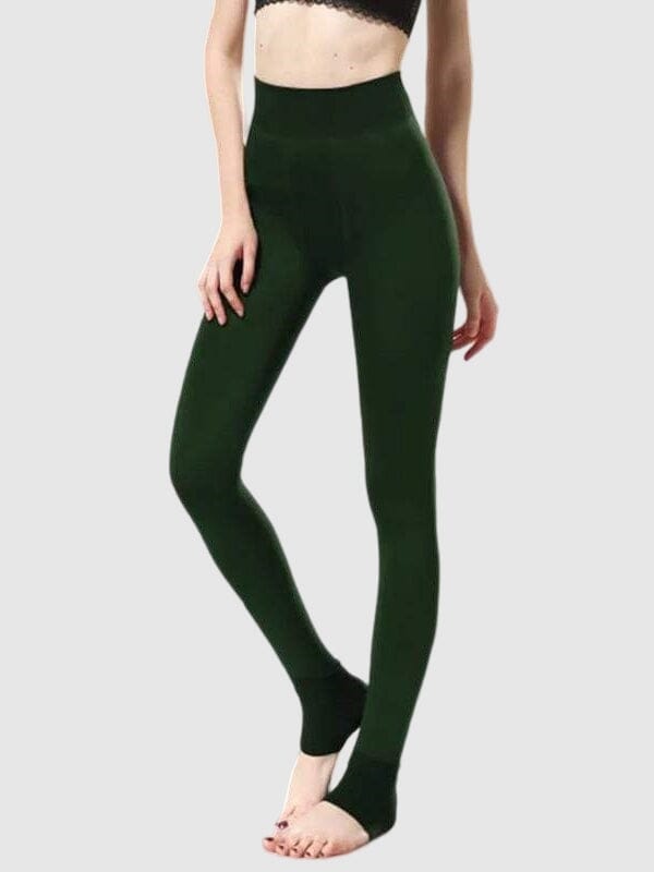 Legging Hiver Chaud (Intérieur polaire) Leggings Ultime Legging S Vert 