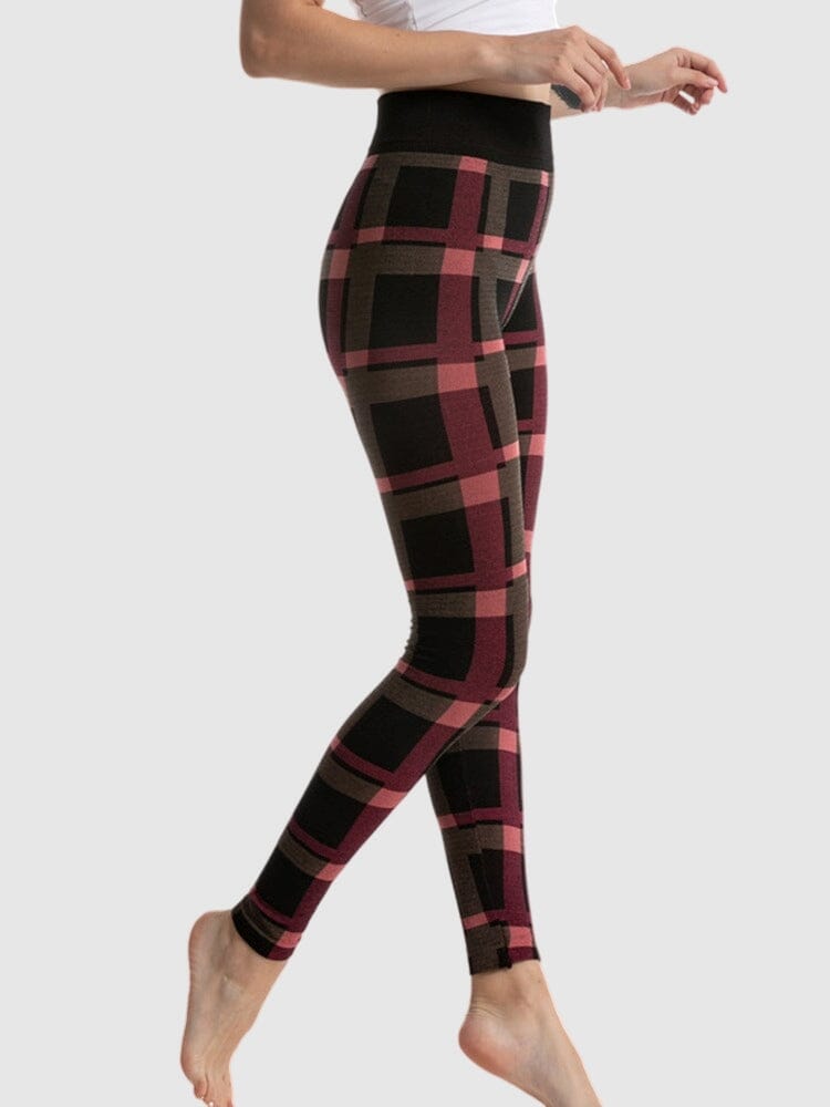 Legging Imprimé Carreaux Leggings Ultime Legging : Legging Femme | Vêtements de Sport 