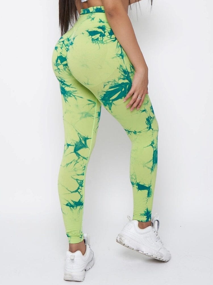 Legging Imprimé Push Up Sport Leggings Ultime Legging XS Vert clair 