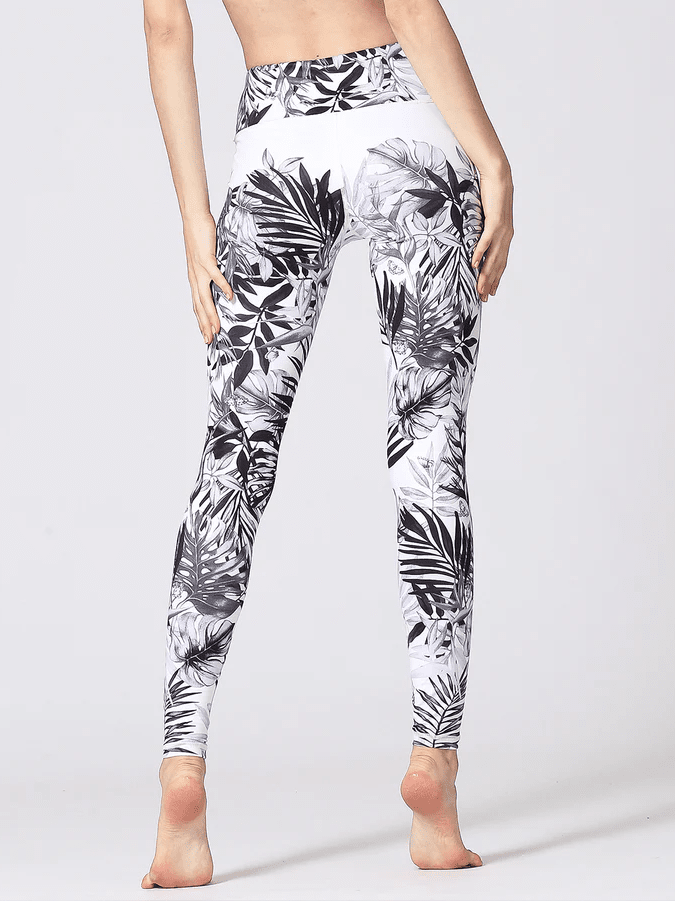 Legging Imprimé Tropical Leggings Ultime Legging 