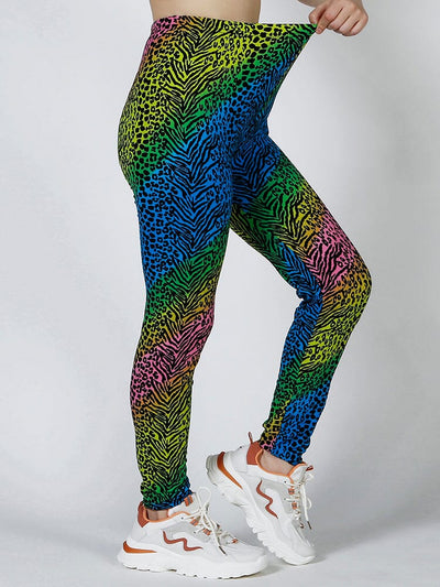 Legging Léopard Coloré Leggings Ultime Legging 