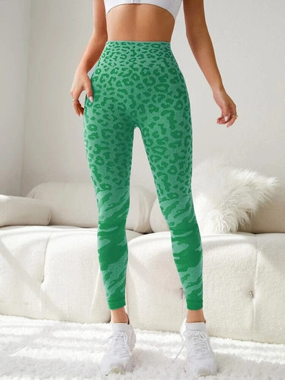 Legging Léopard Galbant (Sans Couture) Leggings Ultime Legging S Vert 