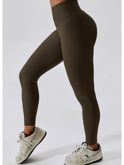 Legging Long Côtelé Push Up Sport Leggings Ultime Legging 