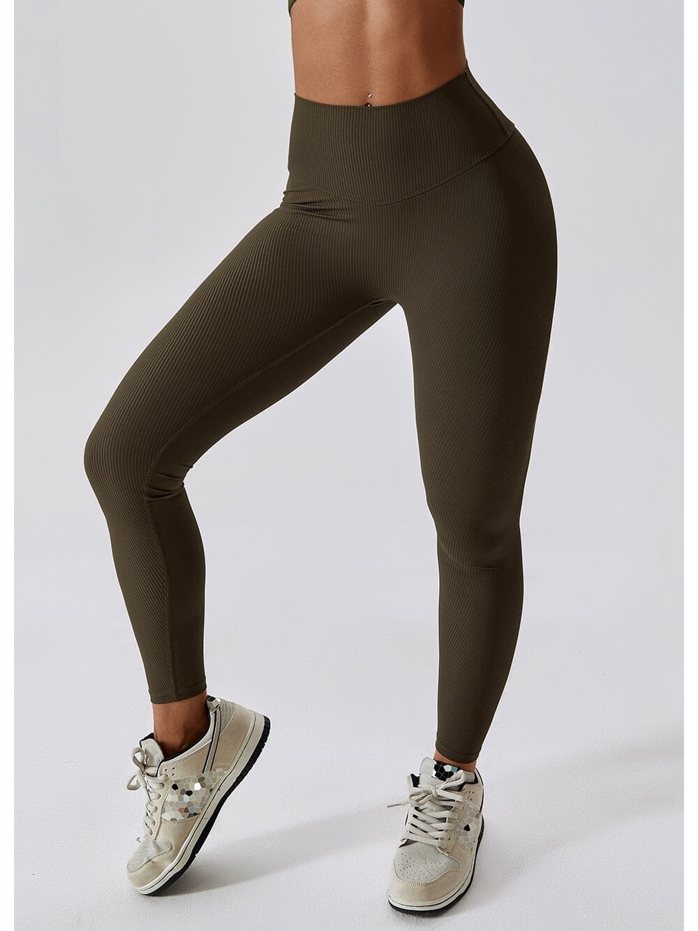 Legging Long Côtelé Push Up Sport Leggings Ultime Legging 