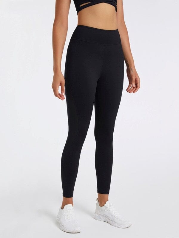 Legging Maille Sport Taille Haute - Esprit Leggings Ultime Legging S Noir 