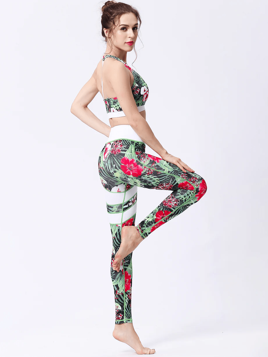 Leggings deportivos con estampado floral Ultime Legging