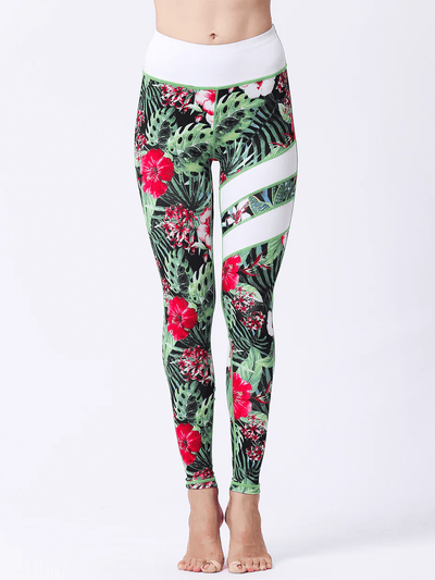 Legging Motif Floral Sport Leggings Ultime-Legging S 