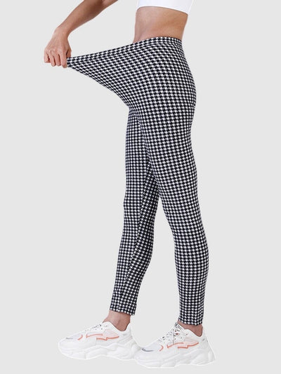 Legging Pied de Poule Leggings Ultime Legging : Legging Femme | Vêtements de Sport 