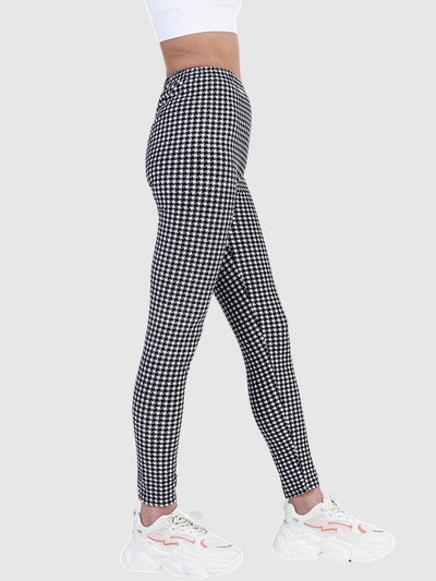 Legging Pied de Poule Leggings Ultime Legging : Legging Femme | Vêtements de Sport 