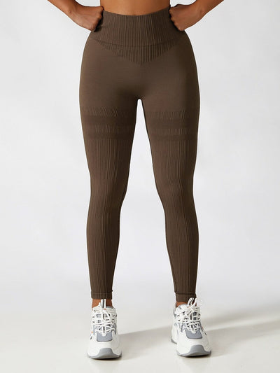 Legging Plissé Push Up Ultime Legging S Marron 