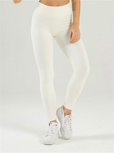 Legging Plissé Taille Haute Sport - Nexir Leggings Ultime Legging S Crème 