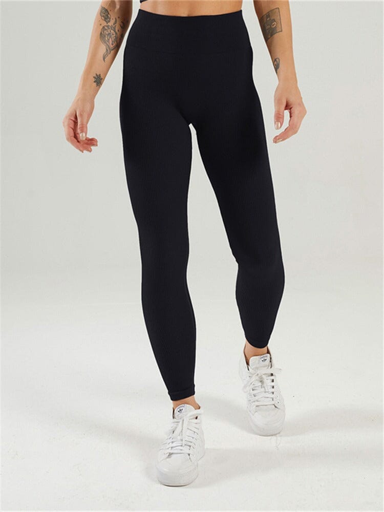 Legging Plissé Taille Haute Sport - Nexir Leggings Ultime Legging S Noir 