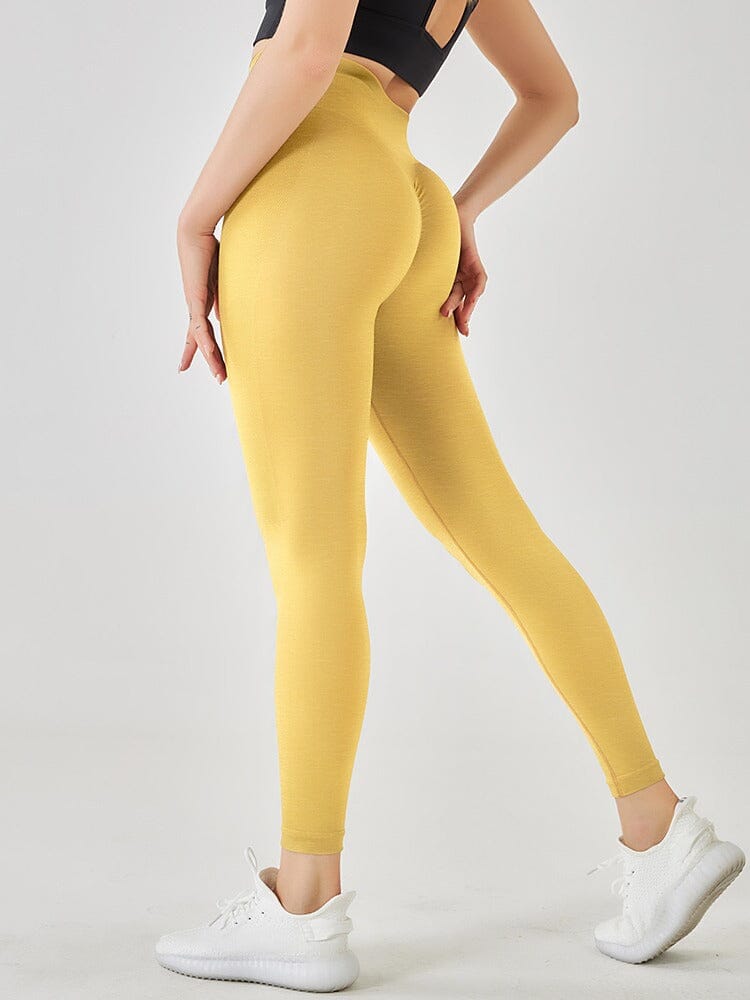 Legging Push Up Fitness Leggings Ultime Legging S Jaune 