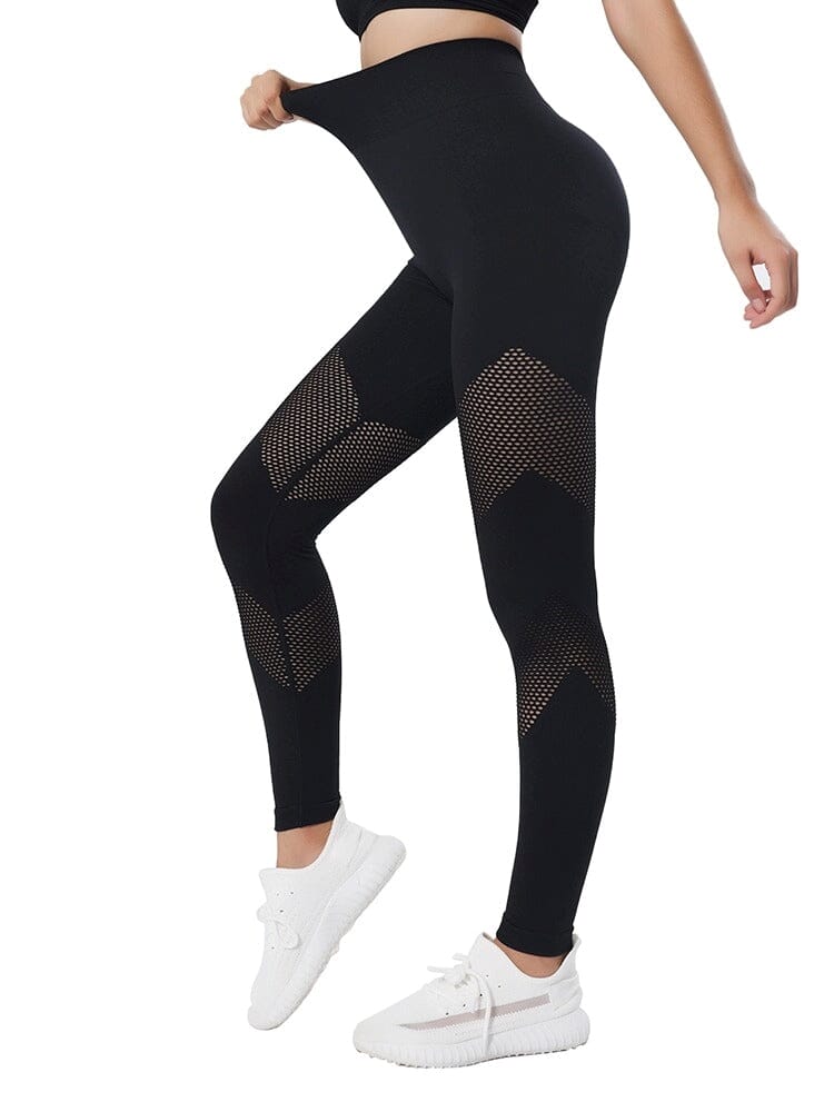 Legging Push Up Maille Sport - XtremFit Leggings Ultime Legging S Noir 