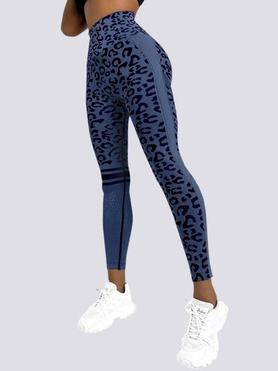 Legging Sans Couture Push Up Sport - Léopard Leggings Ultime Legging 