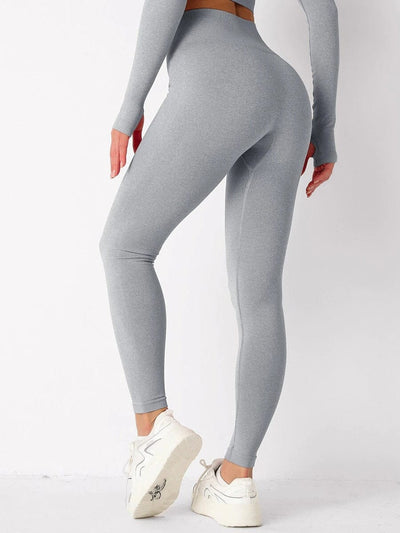 Legging Sans Couture Sport Leggings Ultime Legging : Legging Femme | Vêtements de Sport S Gris 