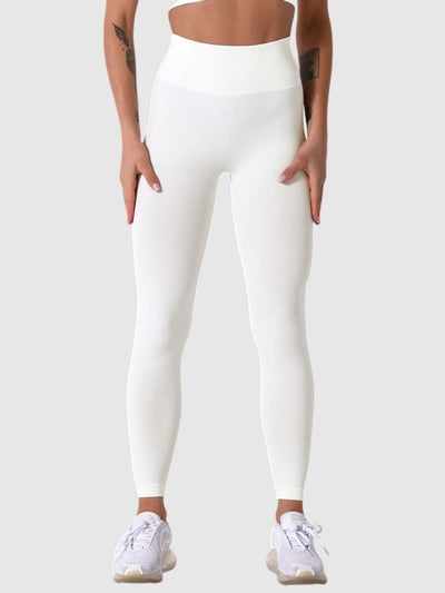 Legging Sans Couture Taille Haute Leggings Ultime Legging S Crème 