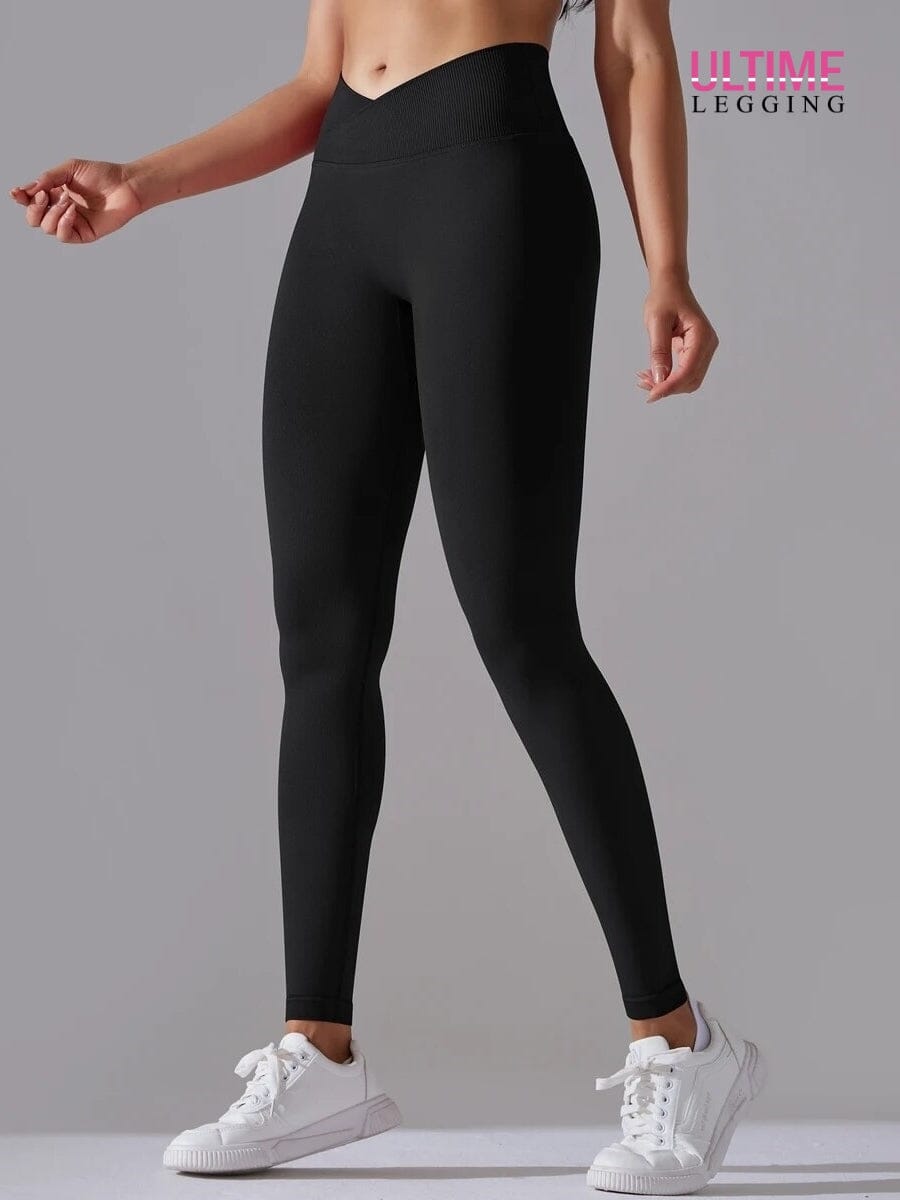 Legging Sculptant Taille Croisée
