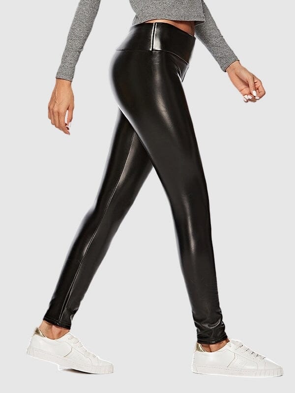 Legging Simili Cuir Brillant Leggings Ultime Legging 