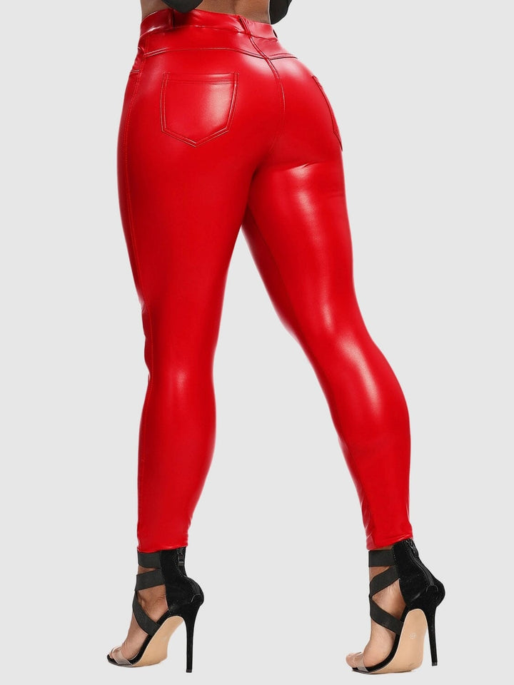 Legging Simili Cuir Poches Arriere Ultime Legging