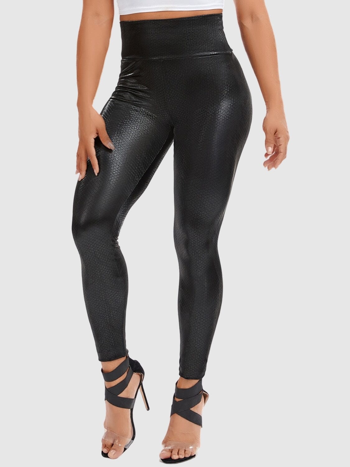 Legging Simili Cuir Serpent Leggings Ultime Legging S 