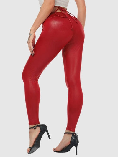 Legging Simili Cuir Taille Élastique Leggings Ultime Legging 